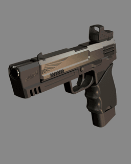 Deadeye Handgun | Inspired by STALKER 2 3d model