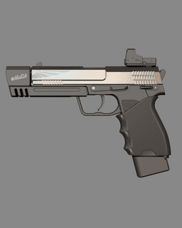 Deadeye Handgun | Inspired by STALKER 2 3d model