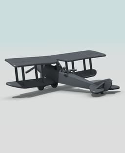 1:144 Rumpler C.VII 3d model