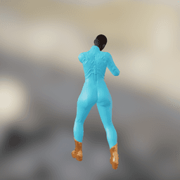 Sci-Fi Sniper Woman V2 3d model