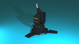 Helldivers 2 Mortar Turret Sentry Stratagem 3d model