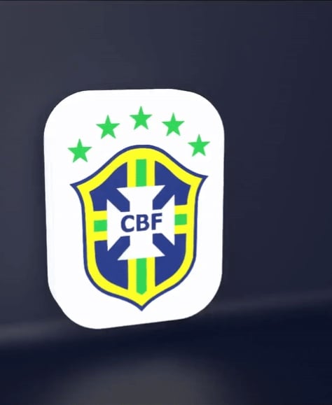 Brazil National Team - LED strip compatible 3d model