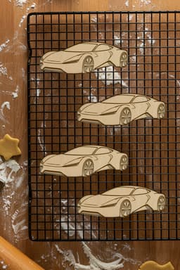 Otomobile Cookie Cutter, Biscuit Cutter 3d model