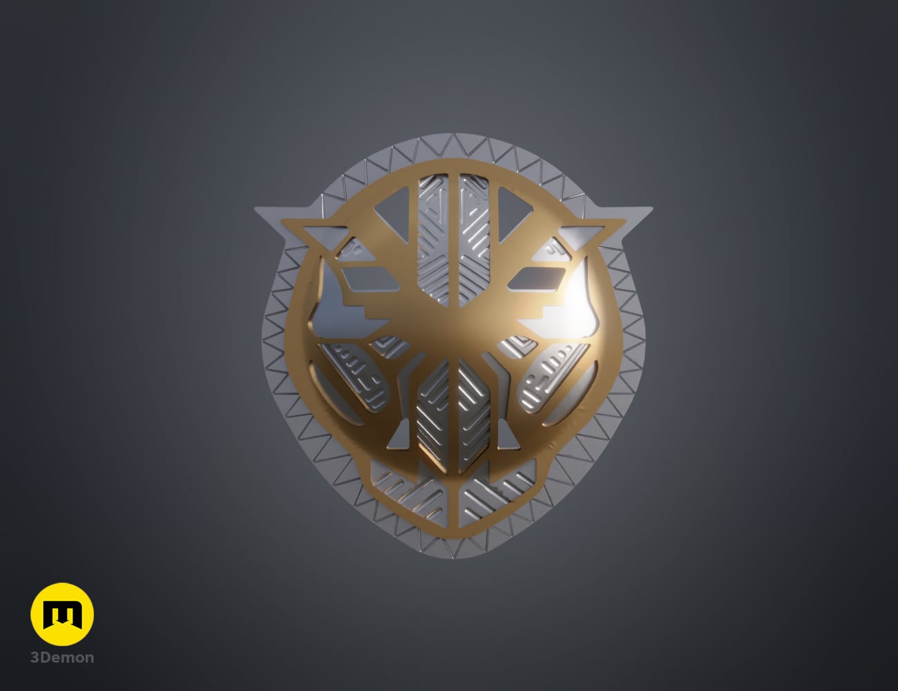 Wakanda Okoye buckle 3d model