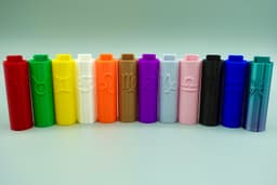 Zodiac Sign Clipper Lighter Cases + Keychains 3d model
