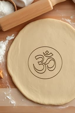 Om Cookie Cutter, Biscuit Cutter 3d model