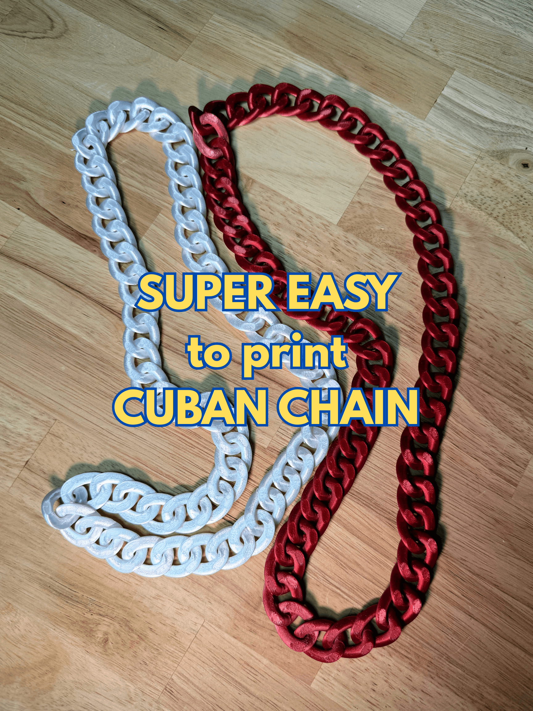 Cuban Chain by Luke (easy mode) 3d model