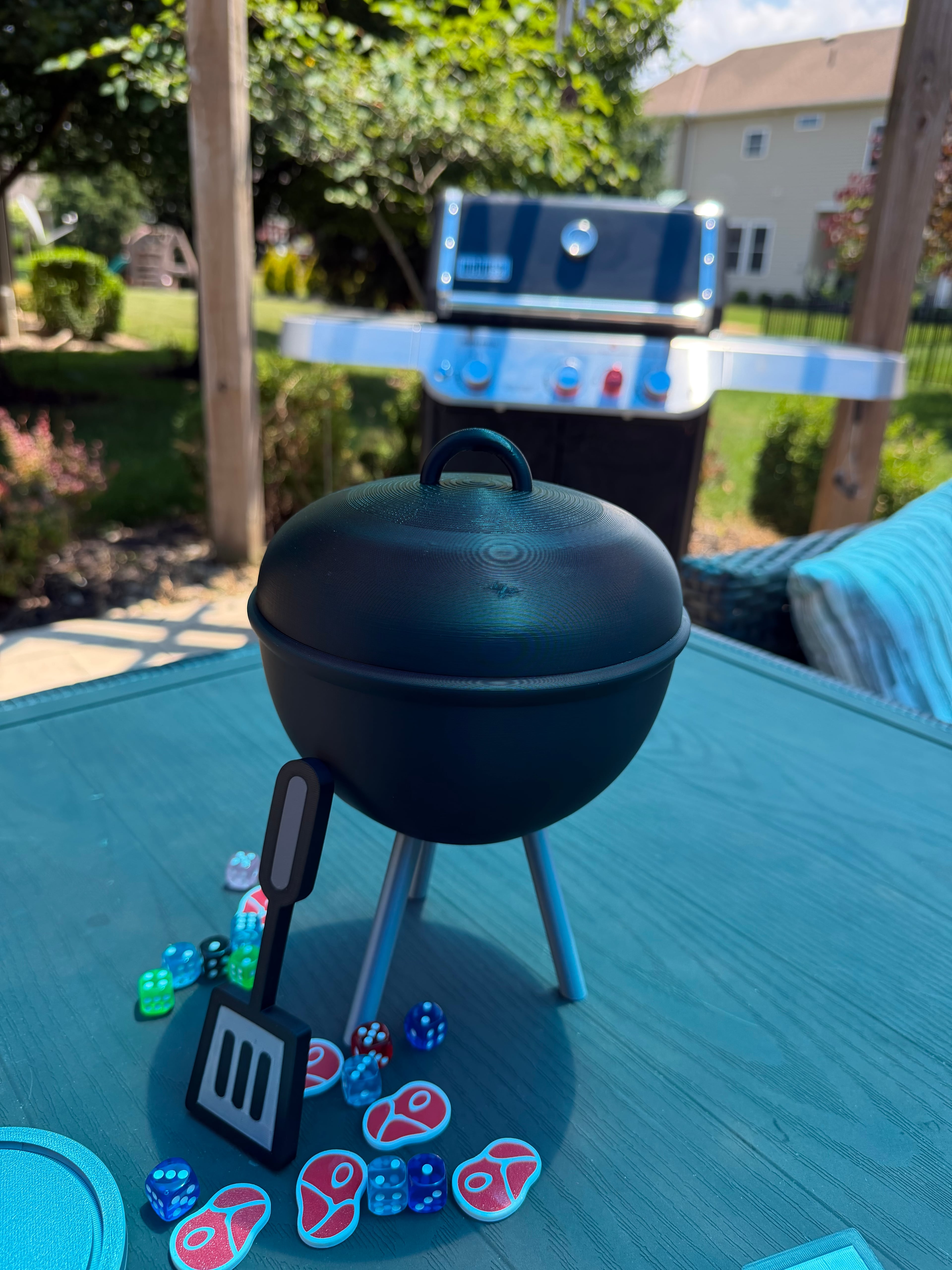Grill Deck Box 3d model