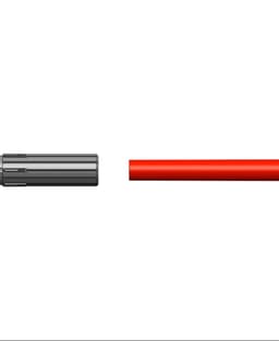 Kylo Ren Lightsaber (3D Printable) 3d model