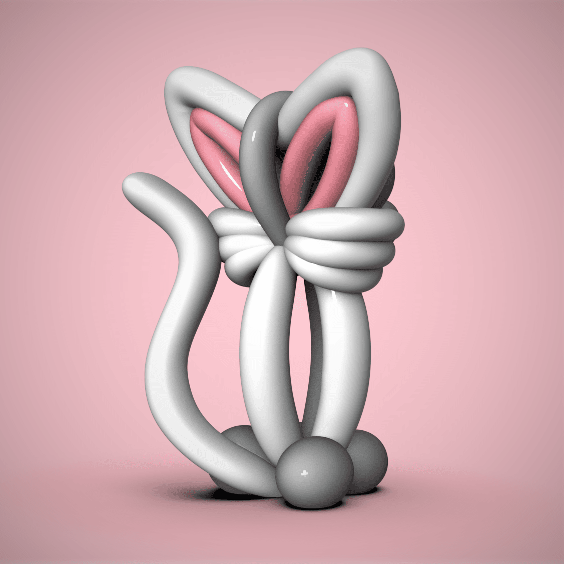 Balloon Cat 3d model