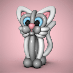 Balloon Cat 3d model