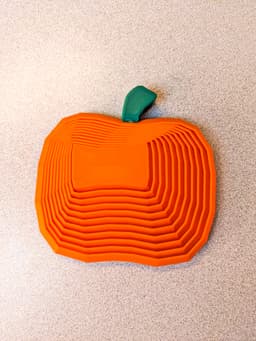 Fidget Pumpkin Rings 3d model