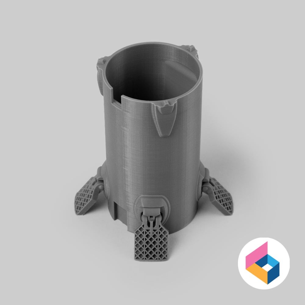 Falcon 9 second stage 3d model