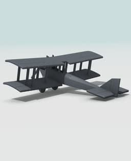 1:144 Airco D.H.6 (Early) 3d model