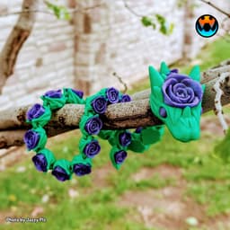 Rose Snake 3d model