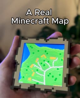 Working Minecraft Map 3d model