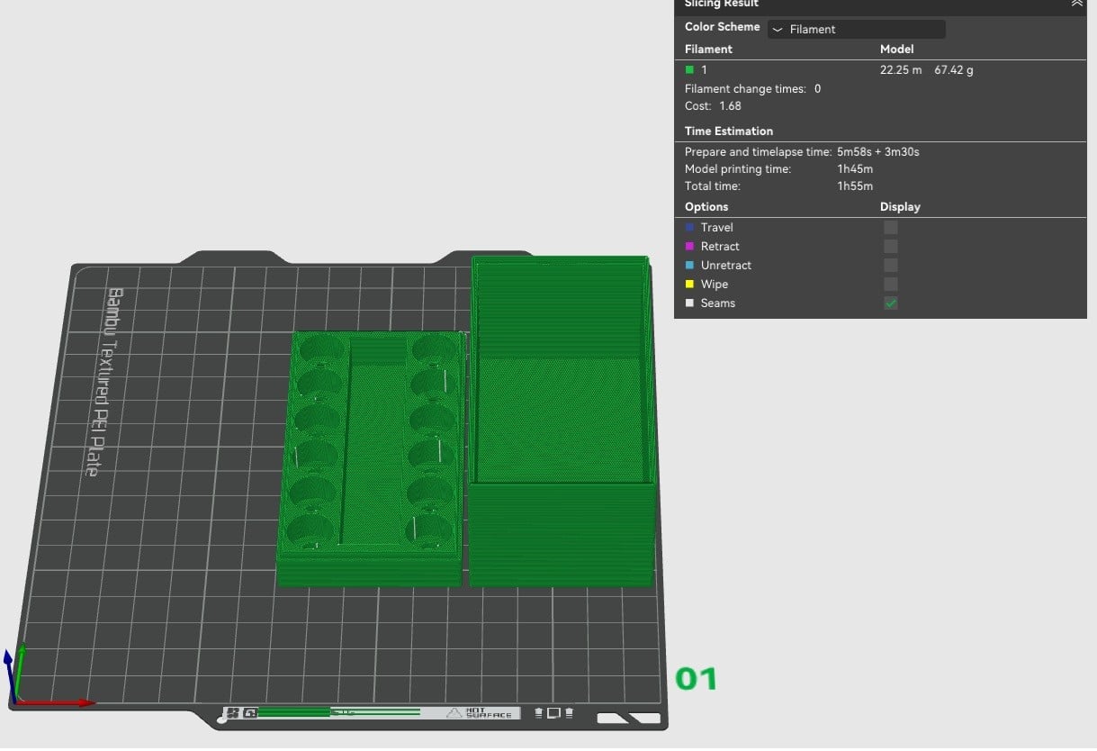 Generic USB Charger adapter Holder 3d model