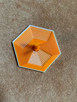 Hexagon Magnetic Fidget Toy 3d model