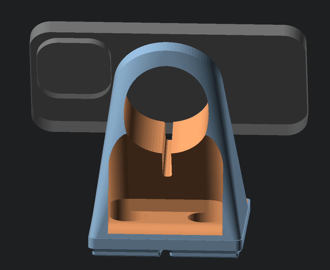 Gridfinity Magsafe With Bottom Cable Exit 3d model