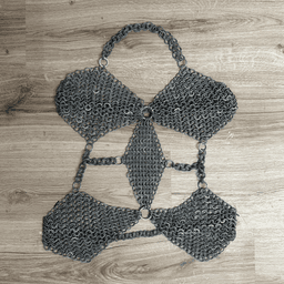 Chainmail Trikini Lingerie Monokini 3d model