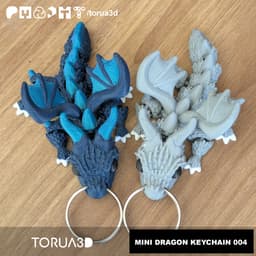 Mini dragon keychain 004 3d model