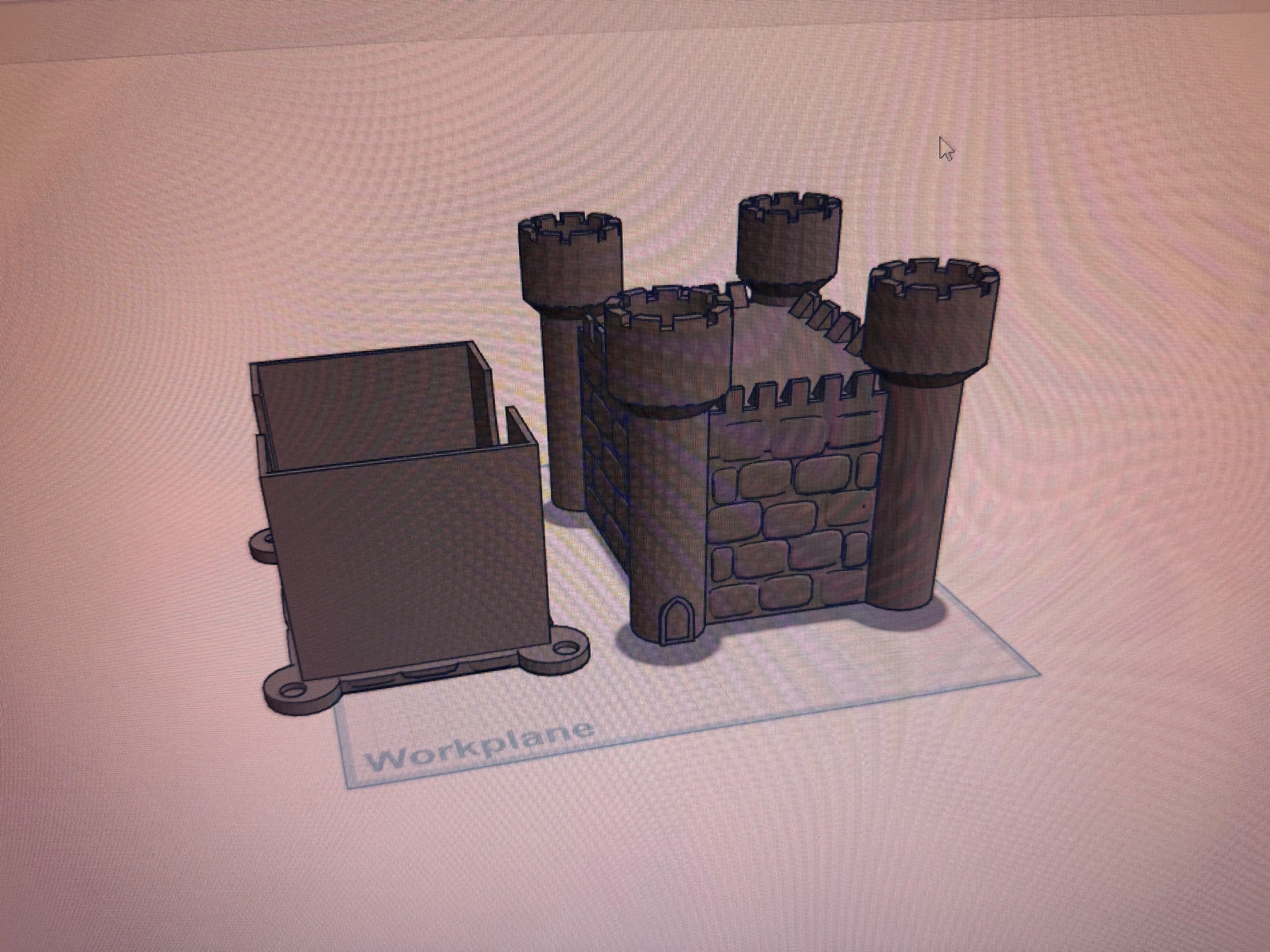 Castle Deck Box .3mf 3d model