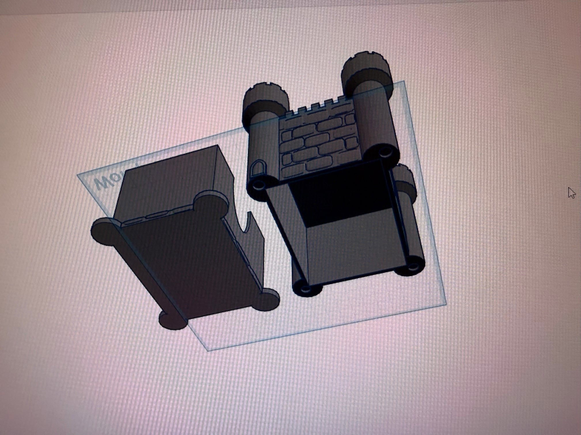 Castle Deck Box .3mf 3d model