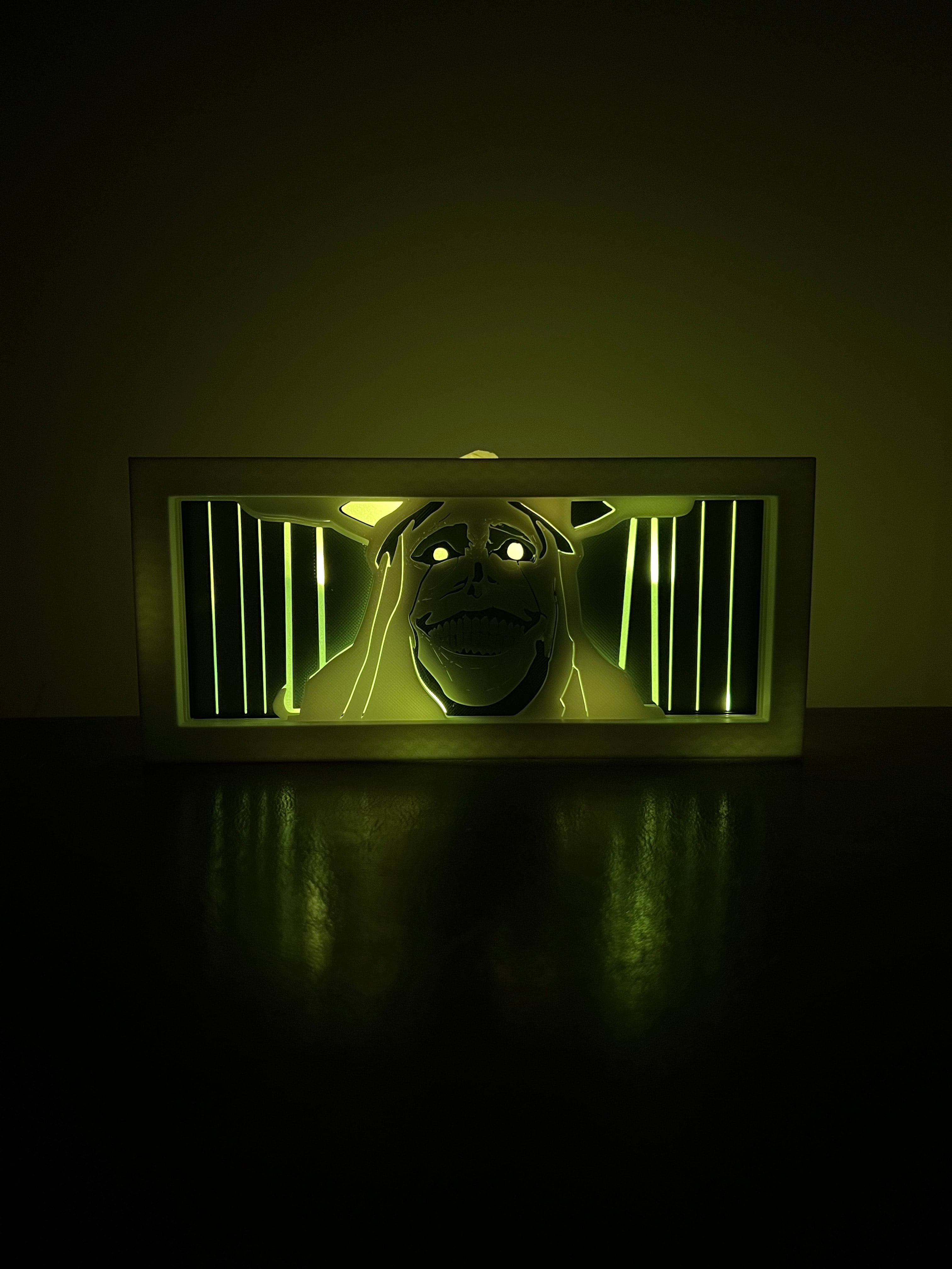 Solo Leveling Statue - LED Lightbox 3d model