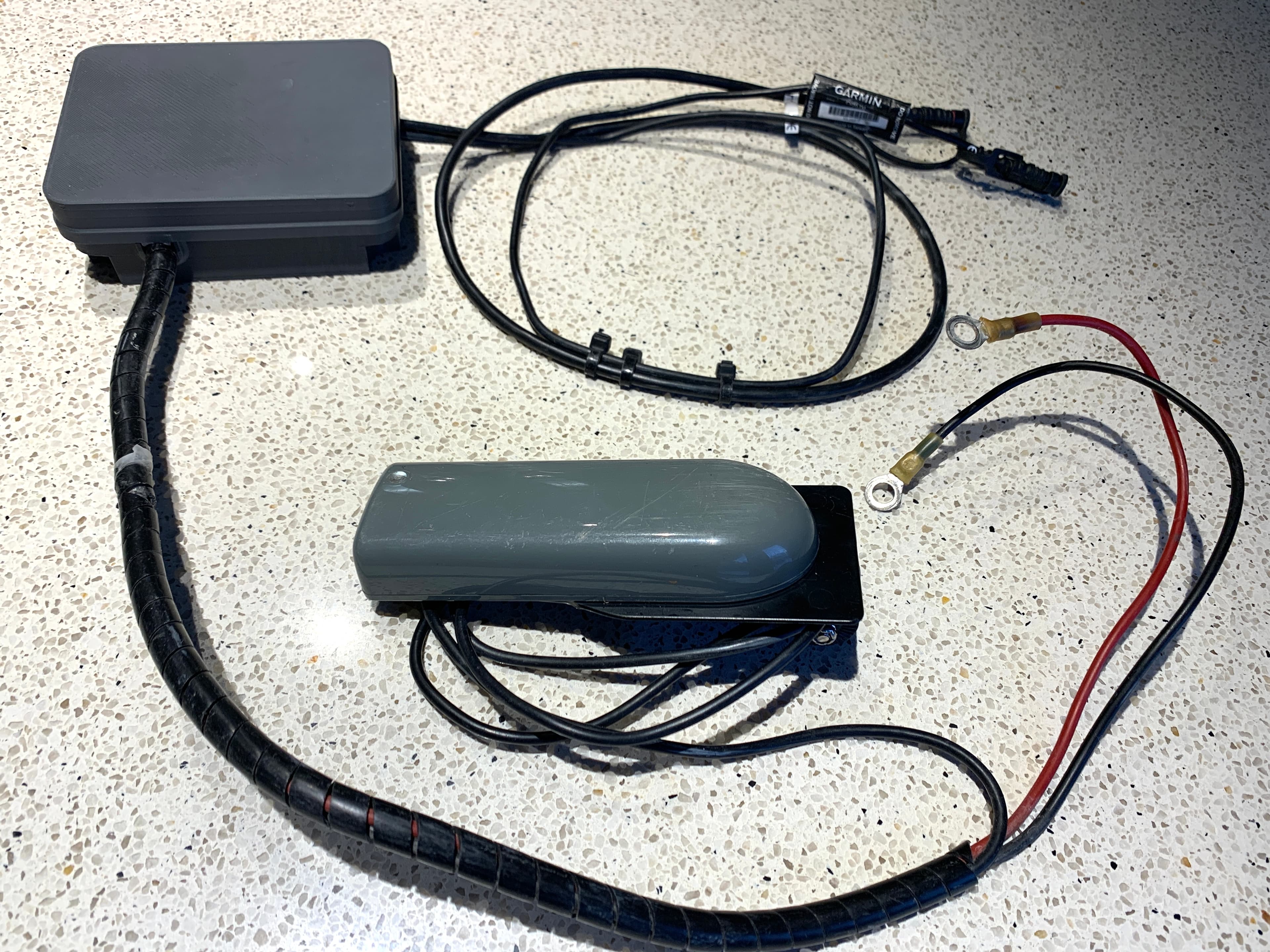 Garmin Fish Finder Wiring Box 3d model