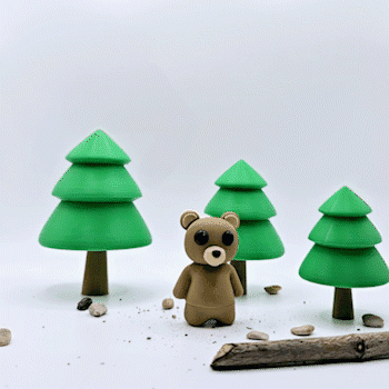 Flexi Bear 3d model