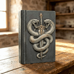 Twin Serpent Dagger Book Box 3d model