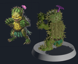 Cactus Leshy - Pathfinder Creature 3d model
