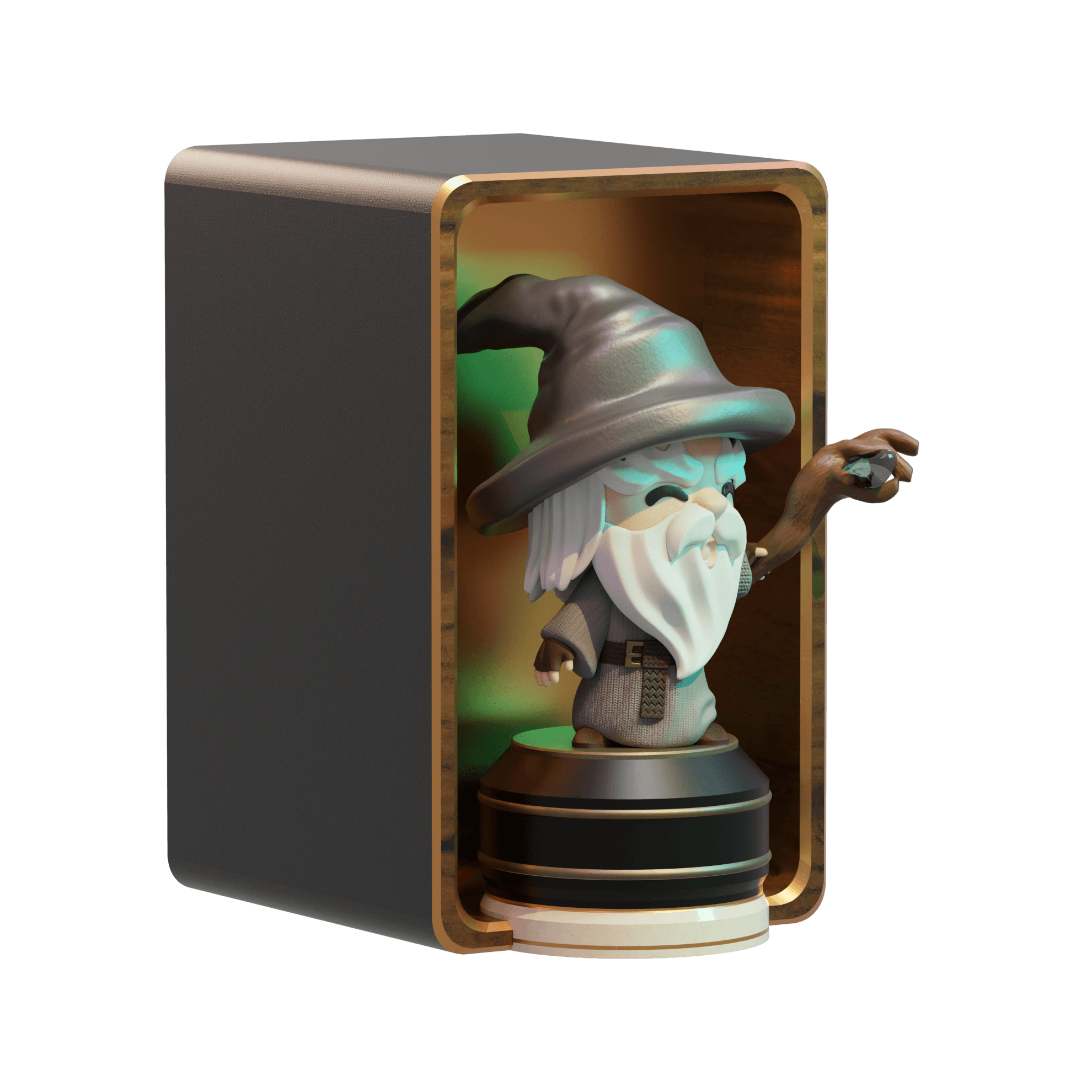 Gandalf Book Case Display 3d model