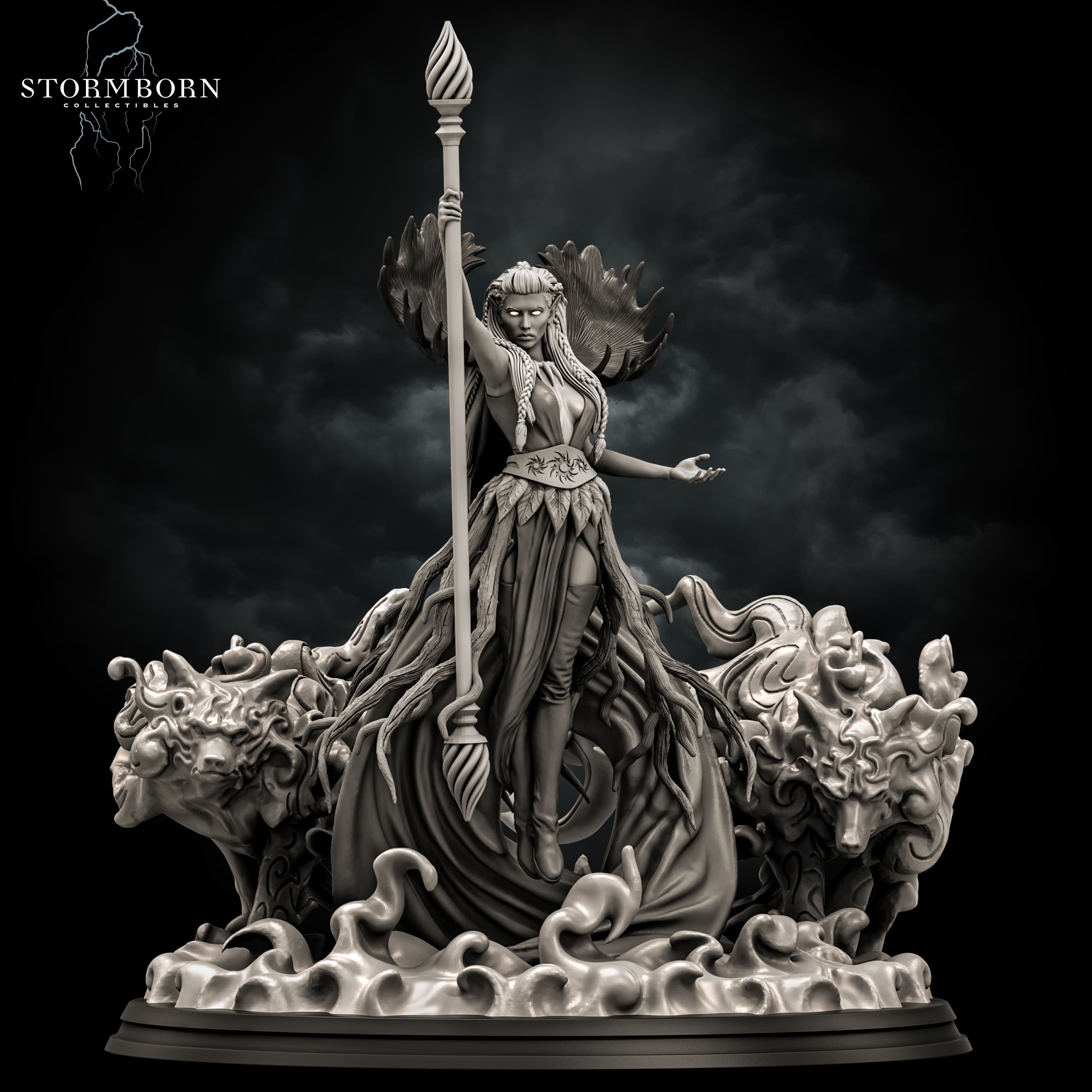 (32mm) Archdruid Valmoira 3d model
