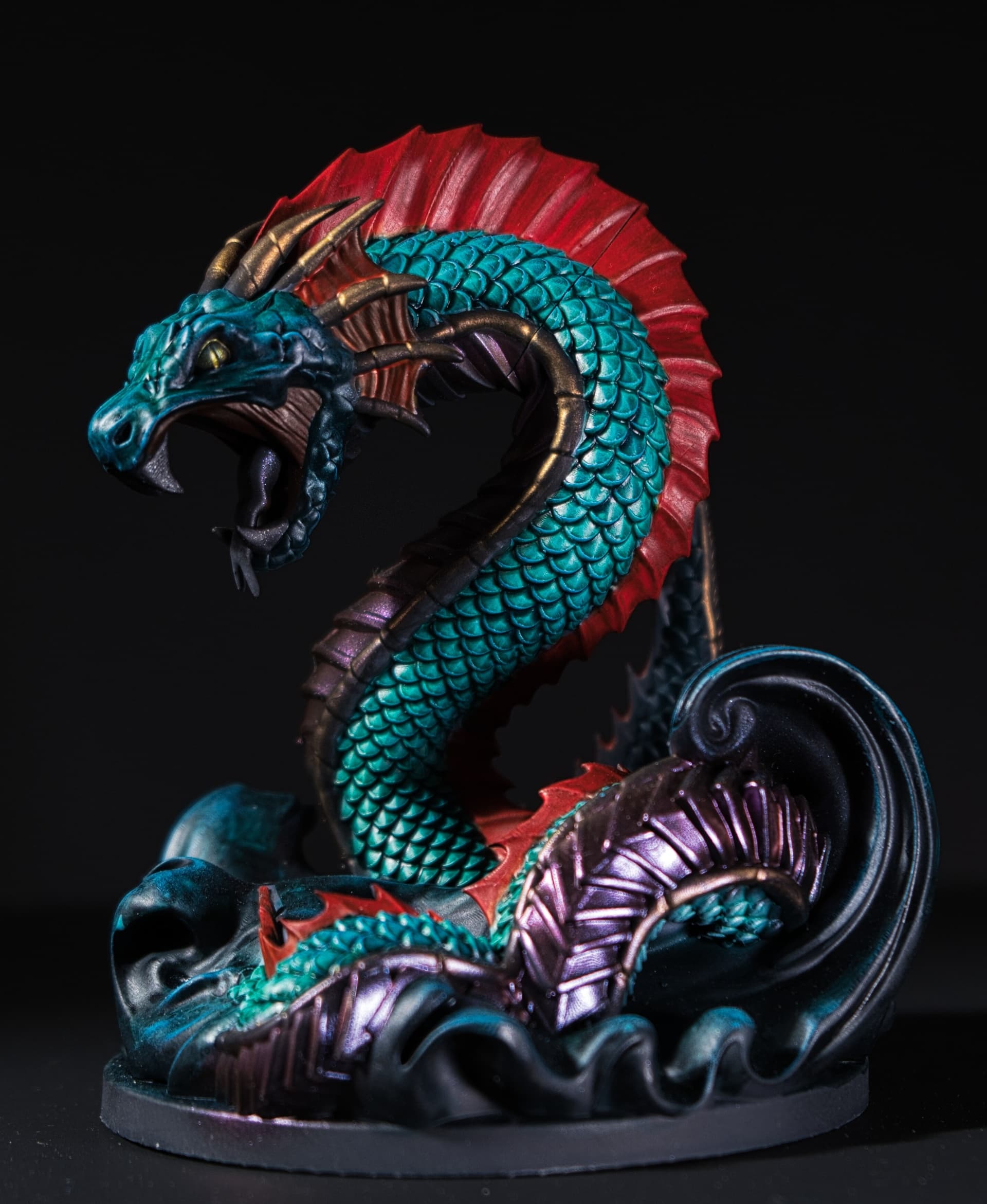 Jormungandr -Printed on Elegoo Saturn with Siraya Tech Fast Navy Grey