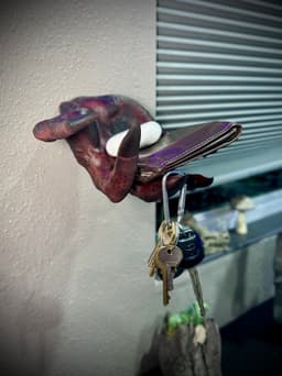 demon hand wall decor 3d model