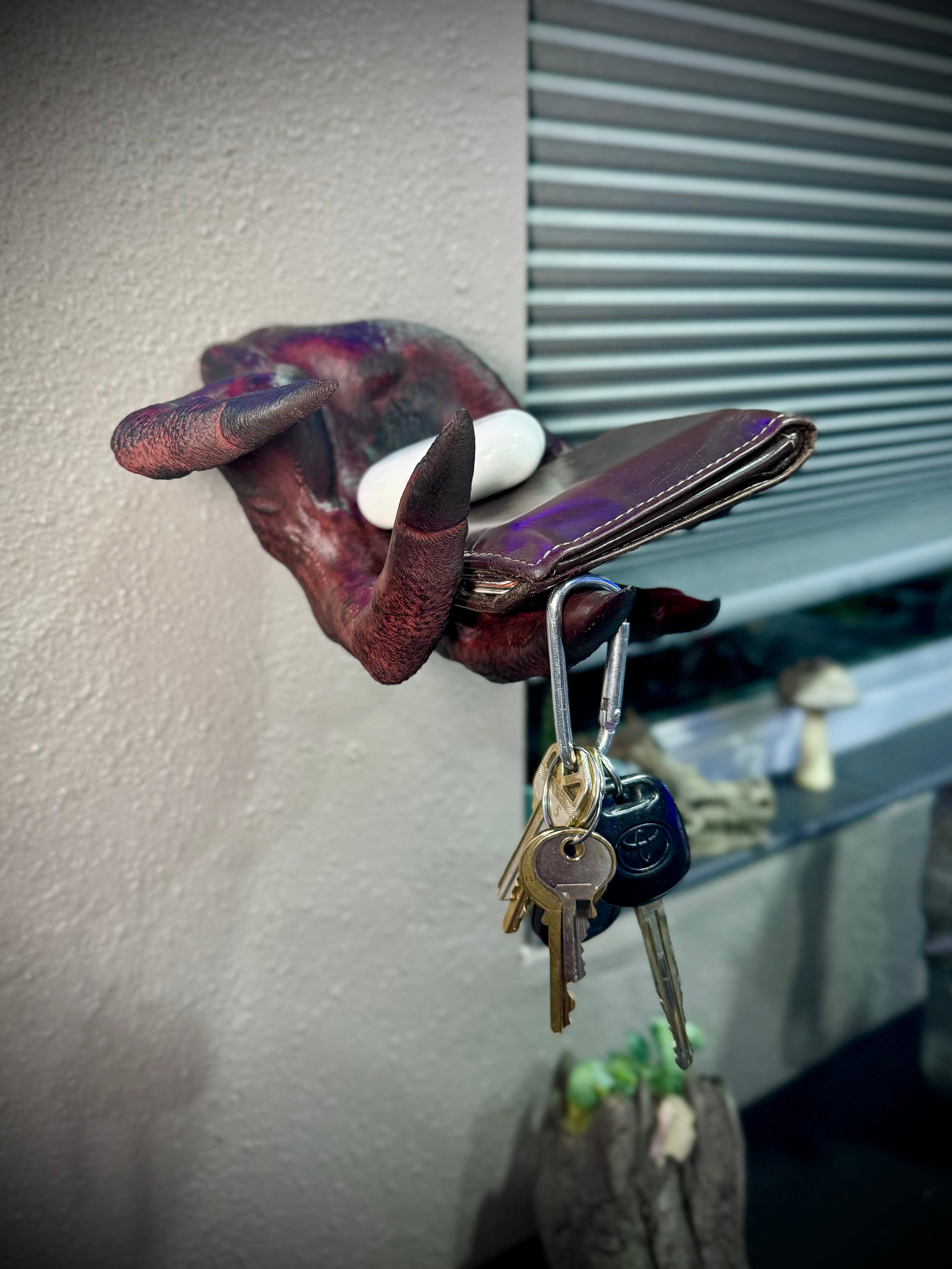 demon hand wall decor 3d model