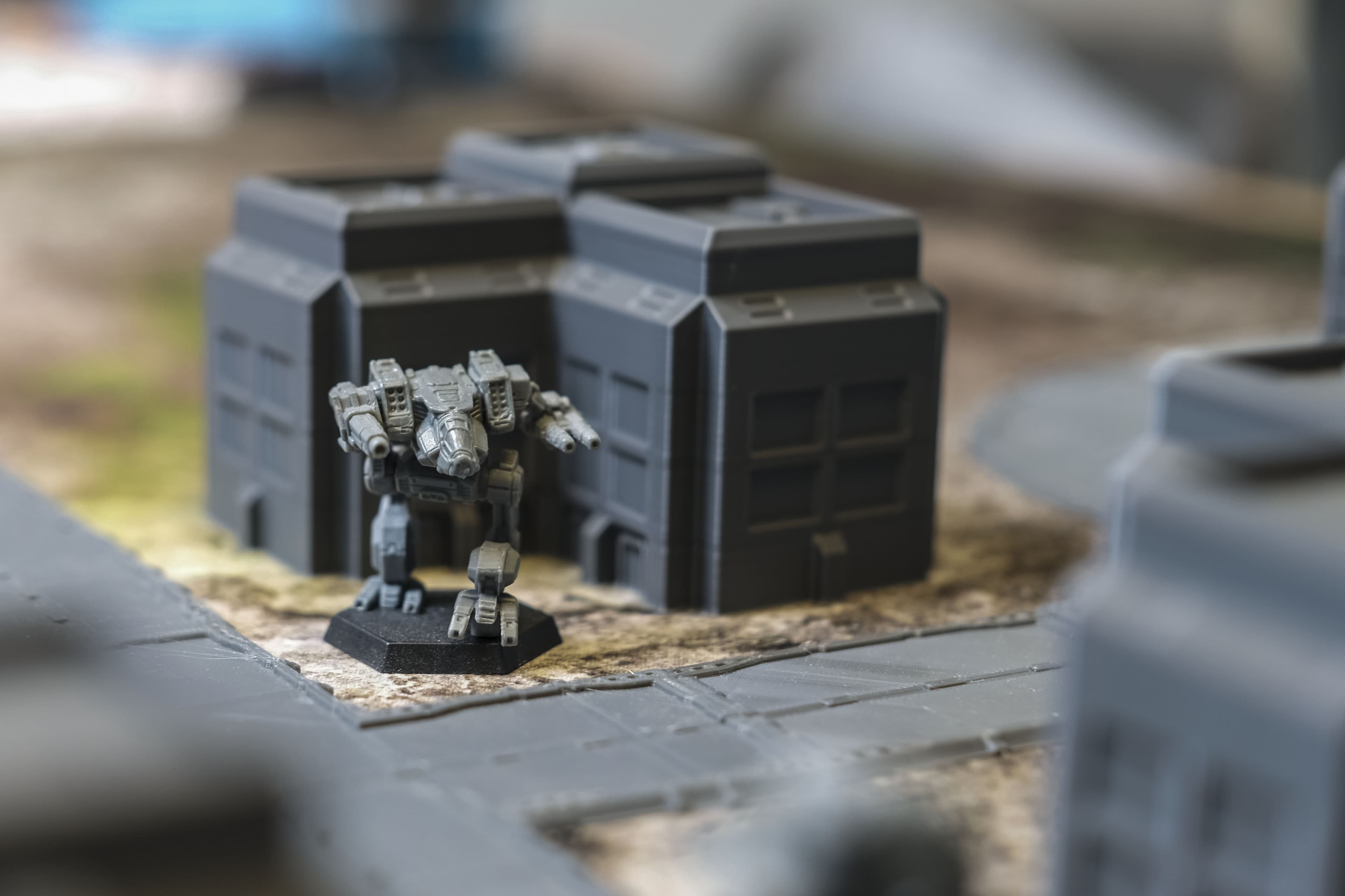 Brutalist Corner Building 3d model