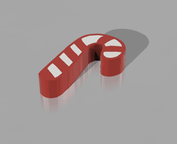 Candycane Box 3d model