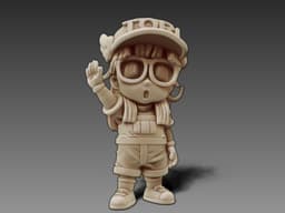 Toriyama Memorial Mini-Arale 3d model