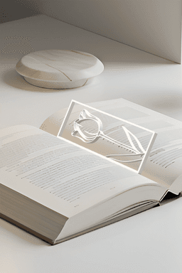 Tulip Bookmark, Creative Bookmark, Gift Idea 3d model