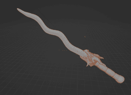 Dragon Head Sword v2 3d model