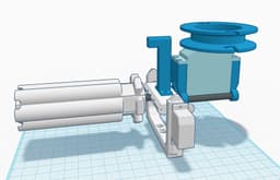 Rubber Gun for FPV-Rover 3d model