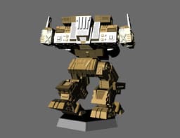 MW4 Fafnir Battletech Miniature 3d model