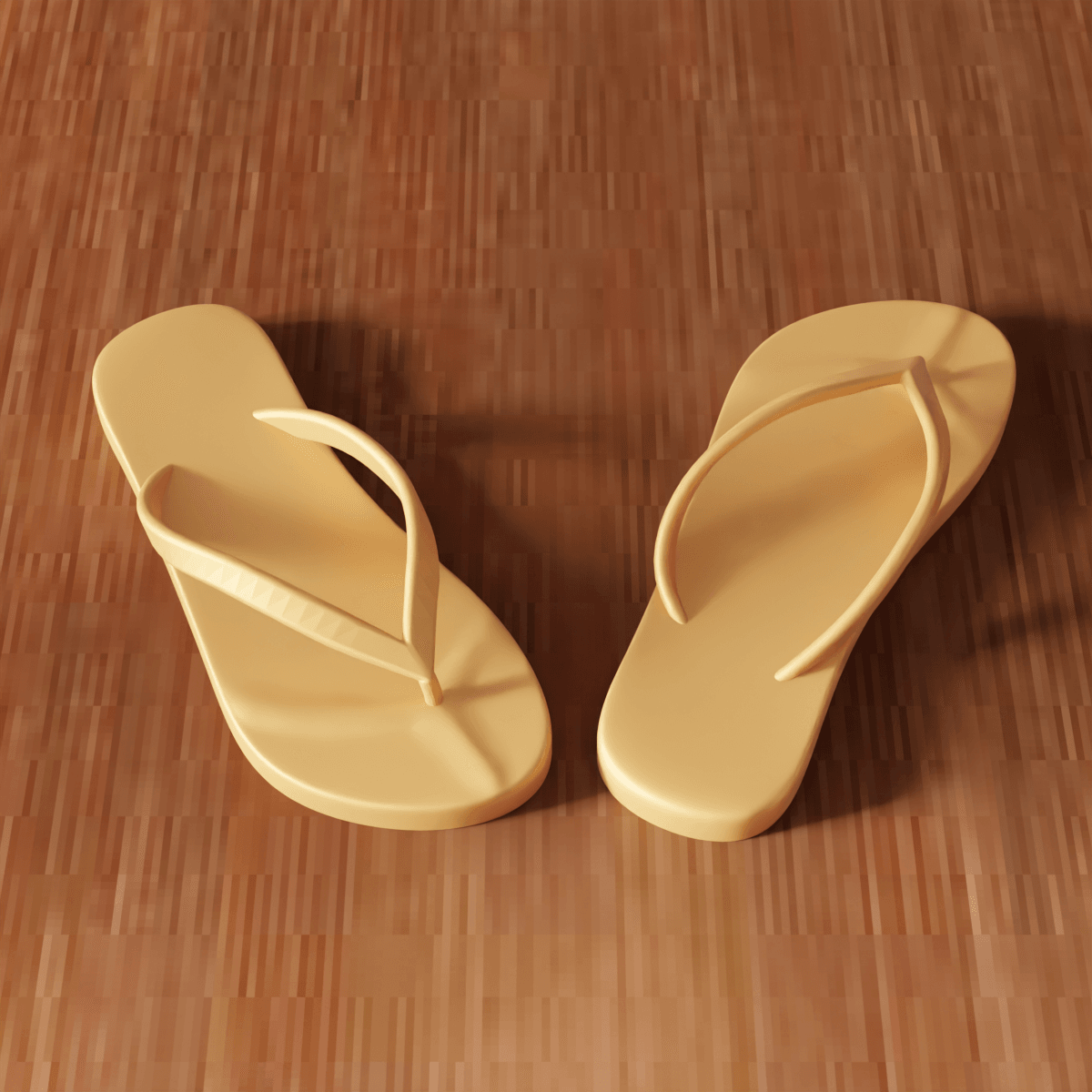 Beach Set - Sun Lounger 3d model