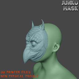 Junko Cosplay Mask Silent Hill 3d model
