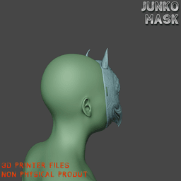 Junko Cosplay Mask Silent Hill 3d model