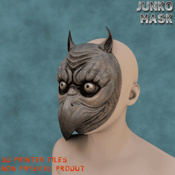 Junko Cosplay Mask Silent Hill 3d model