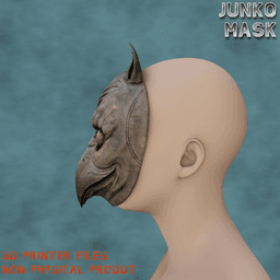 Junko Cosplay Mask Silent Hill 3d model