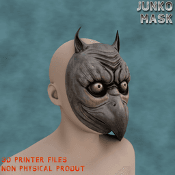 Junko Cosplay Mask Silent Hill 3d model